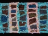54 Pink & Green Ladder Rag Rug