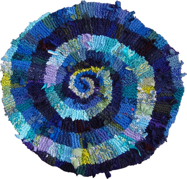 11 Blue Green Spiral