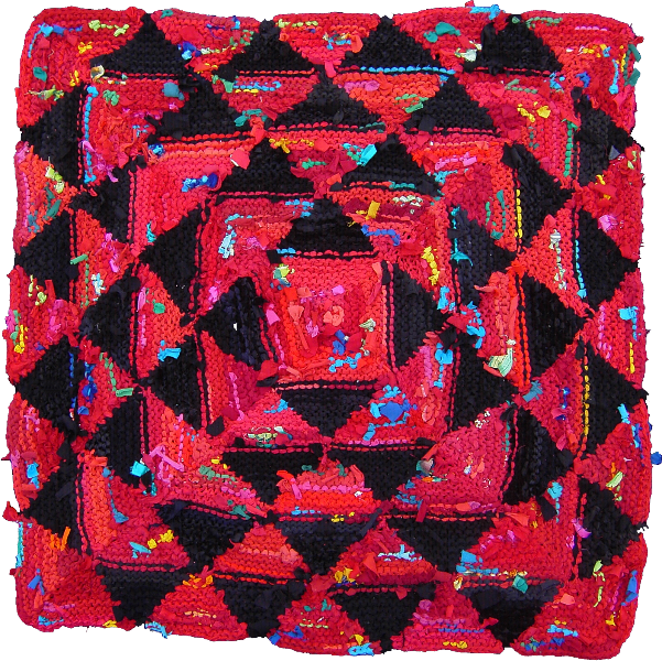 14 Red Black Log Cabin