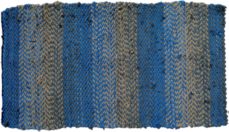 215 Blue, Beige and Gray Stripe