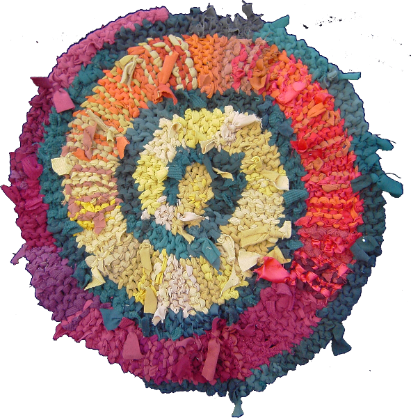 39 Red Orange Green Spiral