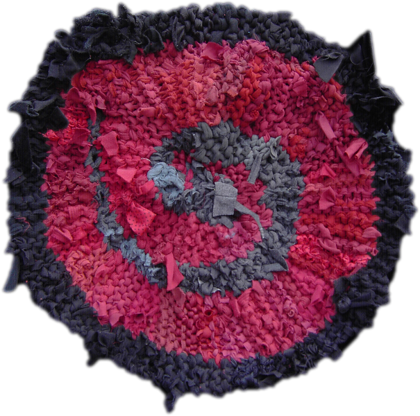 51 Red and Gray Small Spiral