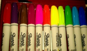 Sharpie markers