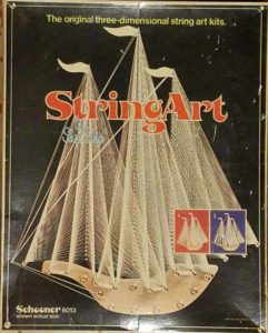 The completed ship, as shown on the box.