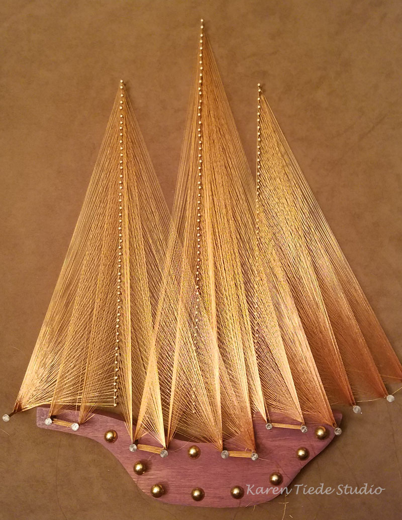 Finished the sails; still need to trim.
