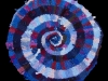 12 Blue and Pink Spiral