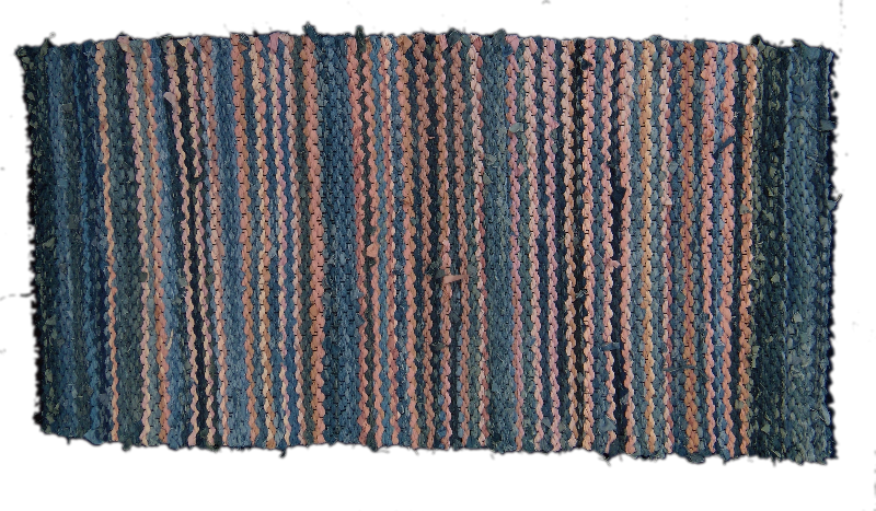 Turning Blue Jeans Into Denim Rag Rugs, Denim Rag Rug Weaving Pattern